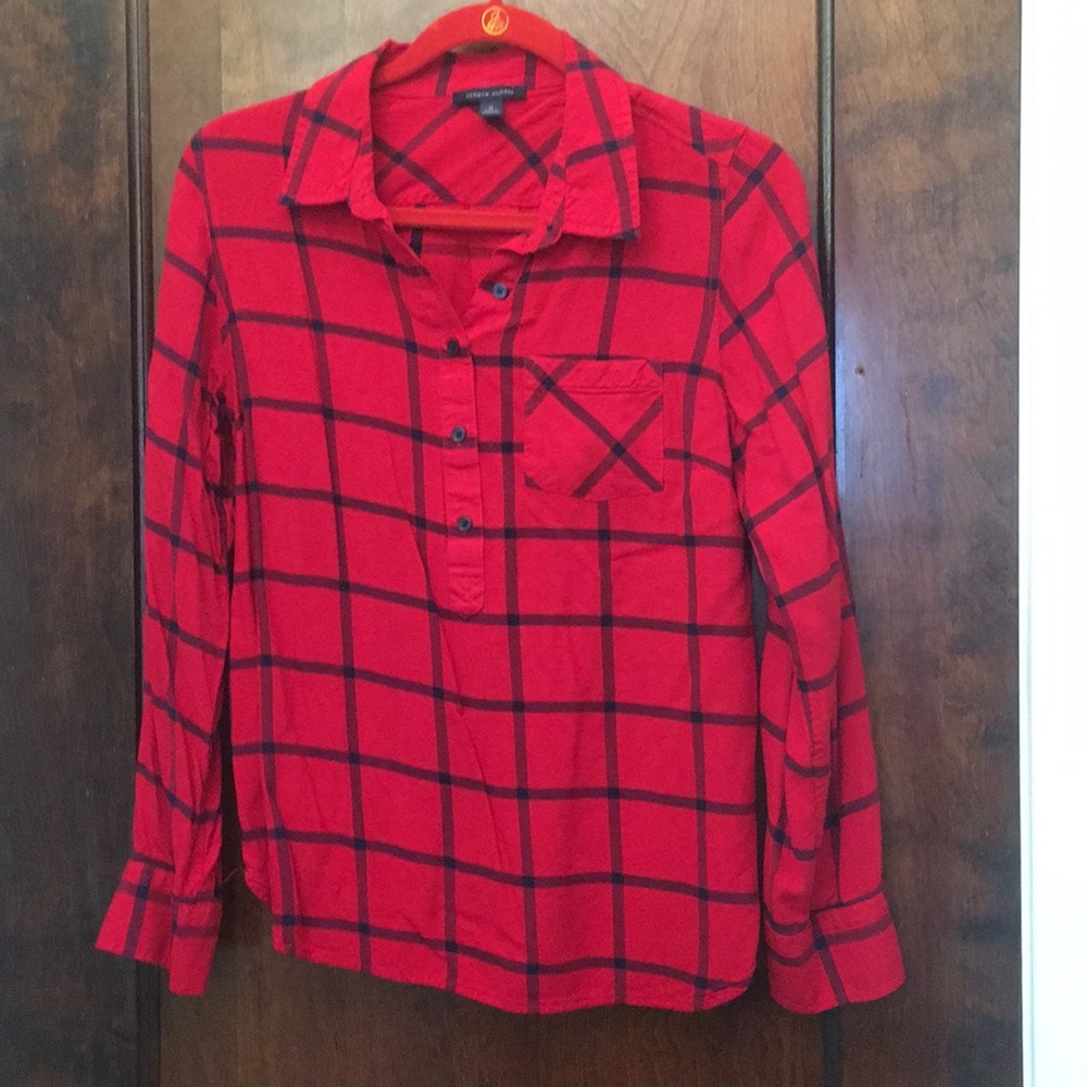 Tommy Hilfiger red blouse size medium